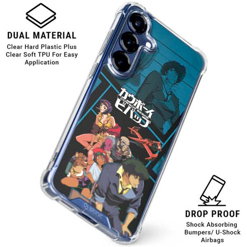 Cowboy Bebop Bounty Crew Galaxy S25 Clear Case