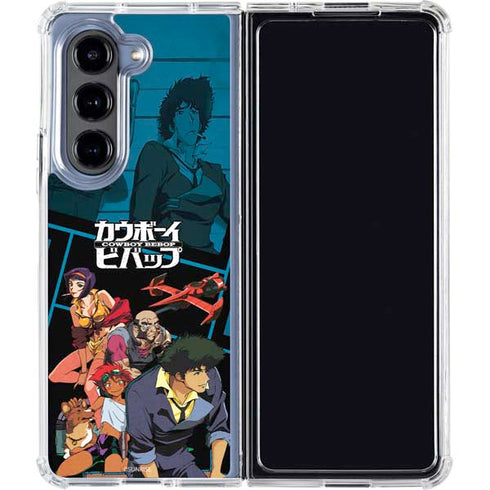 Cowboy Bebop Bounty Crew Galaxy Z Fold5 5G Clear Case