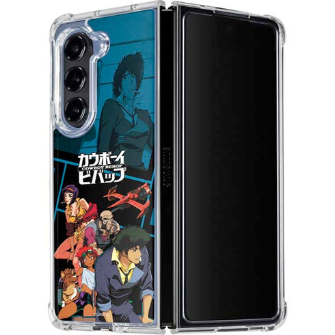 Cowboy Bebop Bounty Crew Galaxy Z Fold5 5G Clear Case