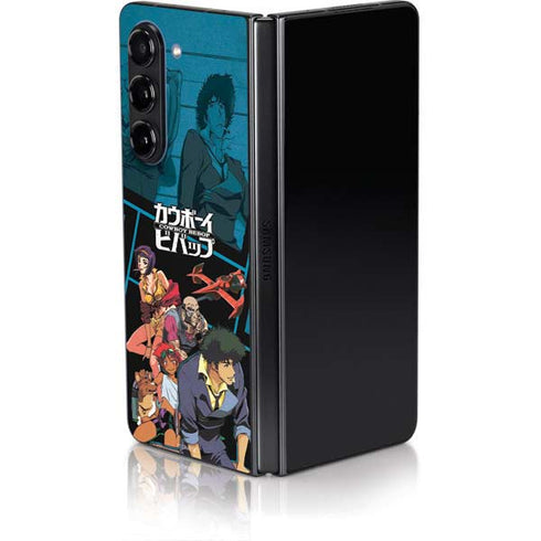 Cowboy Bebop Bounty Crew Galaxy Z Fold5 5G Skin