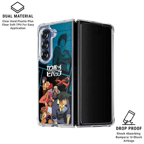 Cowboy Bebop Bounty Crew Galaxy Z Fold6 Clear Case