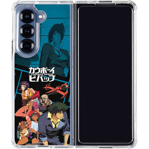 Cowboy Bebop Bounty Crew Galaxy Z Fold7 Clear Case
