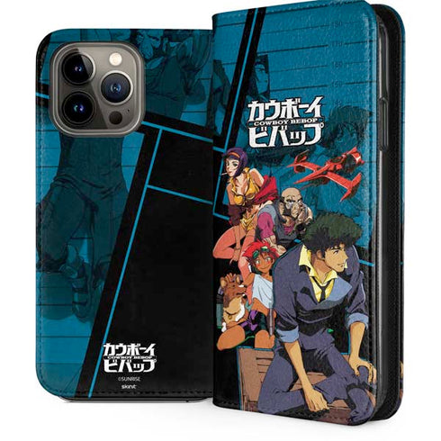 Cowboy Bebop Bounty Crew iPhone 14 Pro Max Folio Case