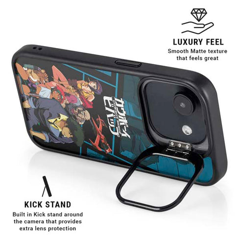 Cowboy Bebop Bounty Crew iPhone 16e Kickstand Case