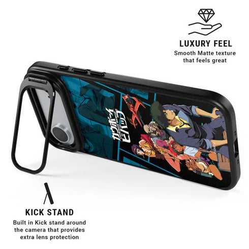 Cowboy Bebop Bounty Crew iPhone 17 Air Kickstand Case
