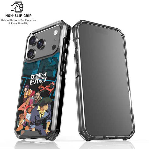 Cowboy Bebop Bounty Crew iPhone 17 Pro Max Clear Case