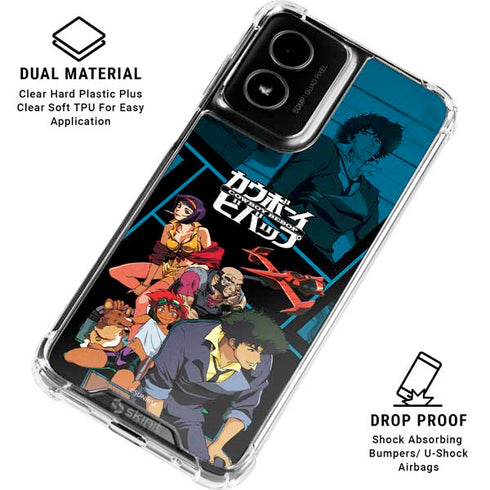 Cowboy Bebop Bounty Crew Moto G Power 5G (2024) Clear Case