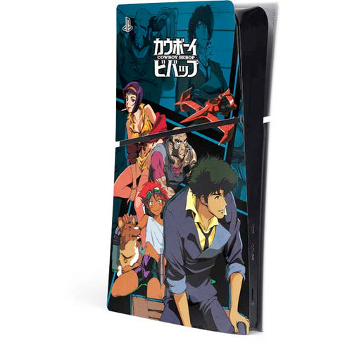 Cowboy Bebop Bounty Crew PS5 Slim Digital Edition Console Skin