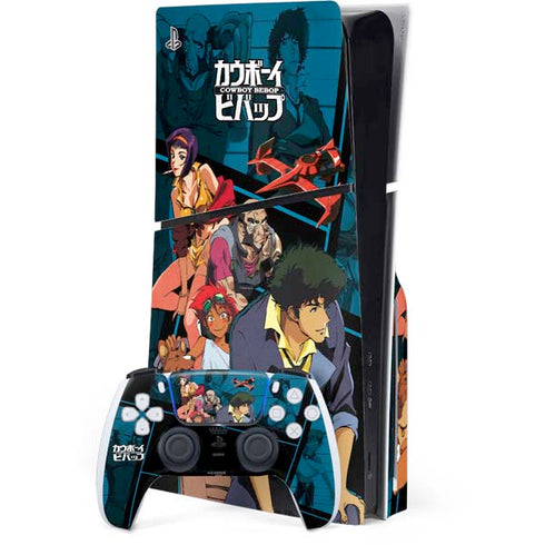 Cowboy Bebop Bounty Crew PS5 Slim Disk Bundle Skin