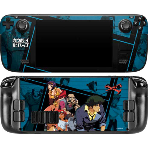 Cowboy Bebop Bounty Crew Steam Deck Handheld Gaming Computer OLED Skin