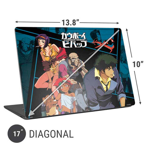 Cowboy Bebop Bounty Crew Universal Laptop 17in (13.8 x 10in) Skin