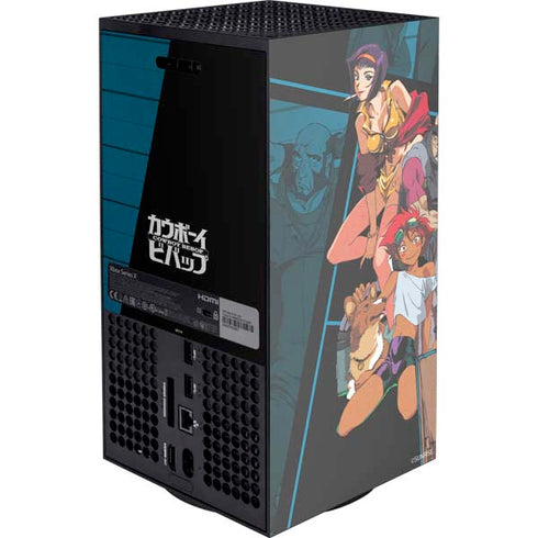 Cowboy Bebop Bounty Crew Xbox Series X Console Skin