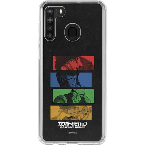 Cowboy Bebop Bounty Hunters Galaxy A21 Clear Case