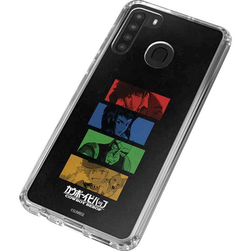 Cowboy Bebop Bounty Hunters Galaxy A21 Clear Case