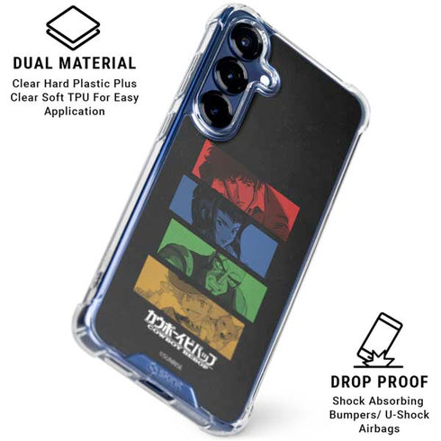 Cowboy Bebop Bounty Hunters Galaxy S25 Clear Case