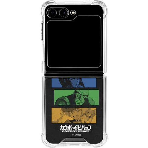 Cowboy Bebop Bounty Hunters Galaxy Z Flip5 5G Clear Case