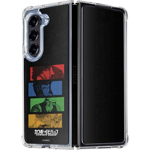 Cowboy Bebop Bounty Hunters Galaxy Z Fold5 5G Clear Case