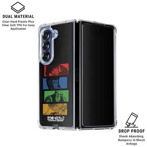 Cowboy Bebop Bounty Hunters Galaxy Z Fold6 Clear Case