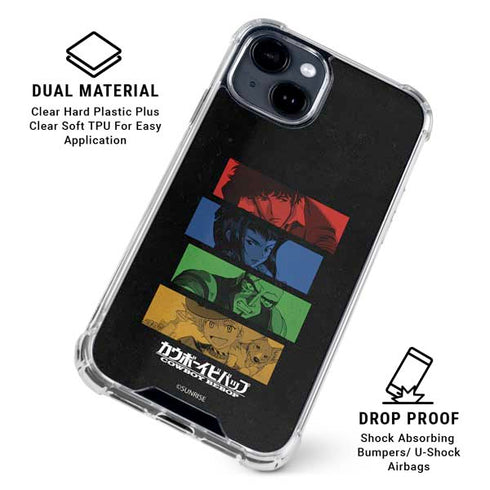 Cowboy Bebop Bounty Hunters iPhone 14 Plus Clear Case