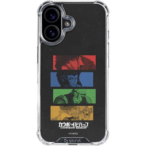 Cowboy Bebop Bounty Hunters iPhone 16 Plus Clear Case
