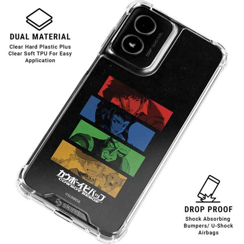 Cowboy Bebop Bounty Hunters Moto G Power 5G (2024) Clear Case