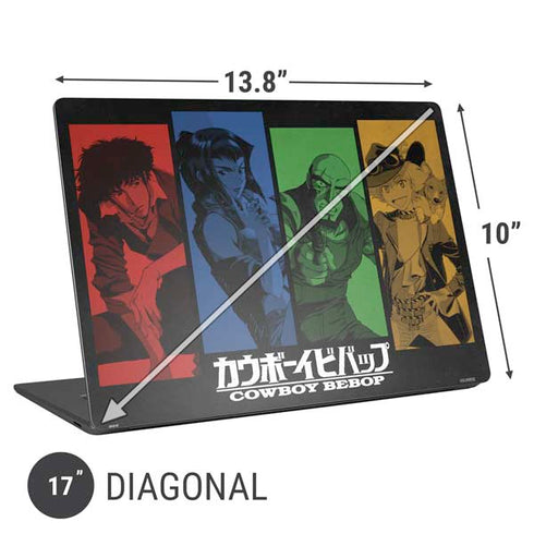 Cowboy Bebop Bounty Hunters Universal Laptop 17in (13.8 x 10in) Skin