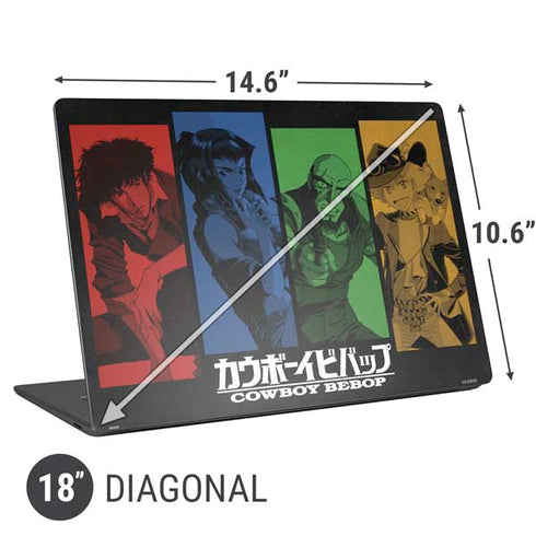 Cowboy Bebop Bounty Hunters Universal Laptop 18in (14.6 x 10.6in) Skin