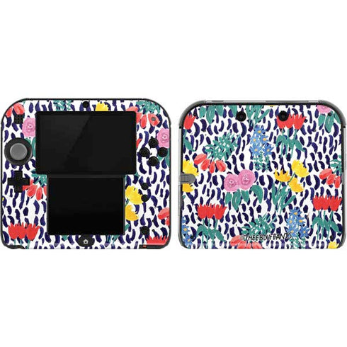 Bouffants and Broken Hearts Bouquets Print Nintendo Skins