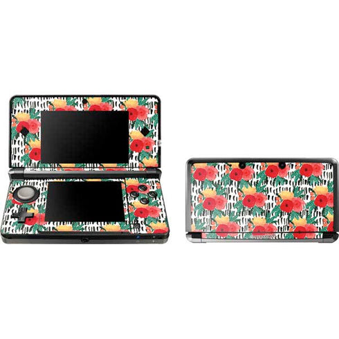 Bouffants and Broken Hearts Bouquets Print 3 Nintendo Skins