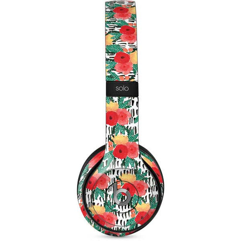 Bouffants and Broken Hearts Bouquets Print 3 Beats Solo 2 Wired Skin