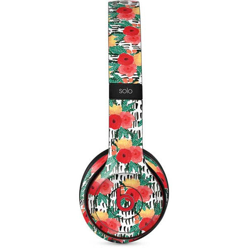 Bouffants and Broken Hearts Bouquets Print 3 Beats Solo 3 Wireless Skin