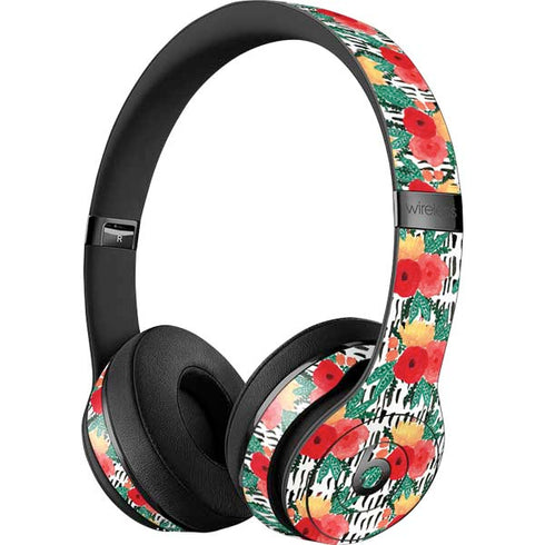 Bouffants and Broken Hearts Bouquets Print 3 Beats Solo 3 Wireless Skin