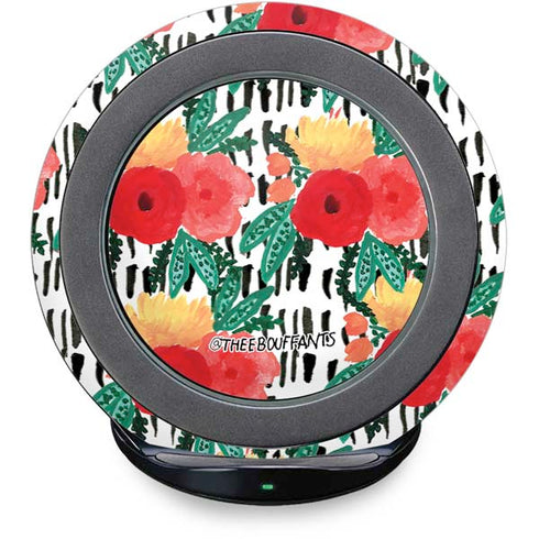 Bouffants and Broken Hearts Bouquets Print 3 Fast Charge Wireless Charging Stand Skin