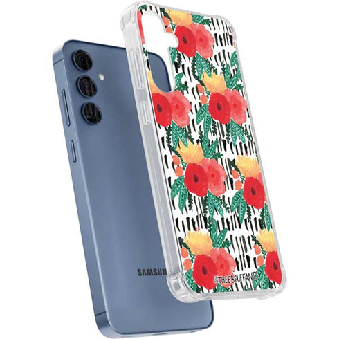 Bouffants and Broken Hearts Bouquets Print 3 Galaxy A35 5G Clear Case