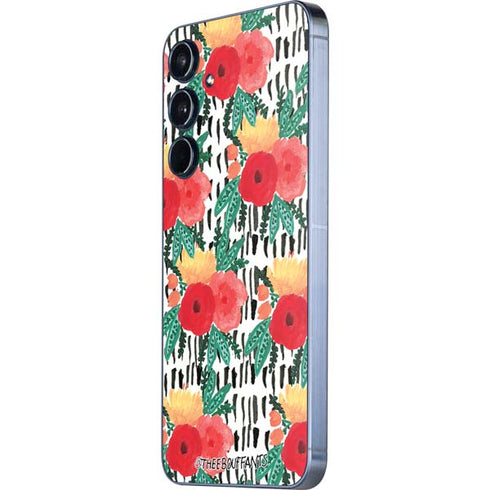 Bouffants and Broken Hearts Bouquets Print 3 Galaxy A35 5G Skin