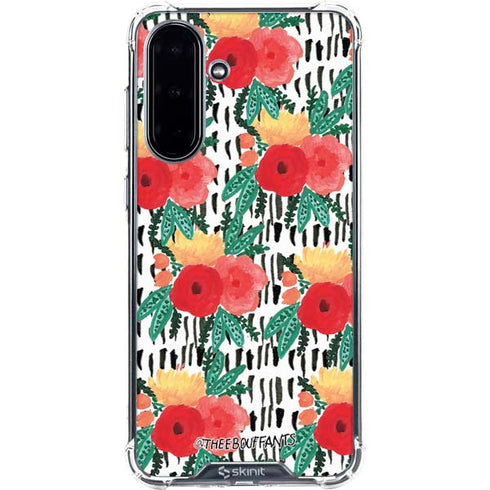 Bouffants and Broken Hearts Bouquets Print 3 Galaxy A36 5G Clear Case