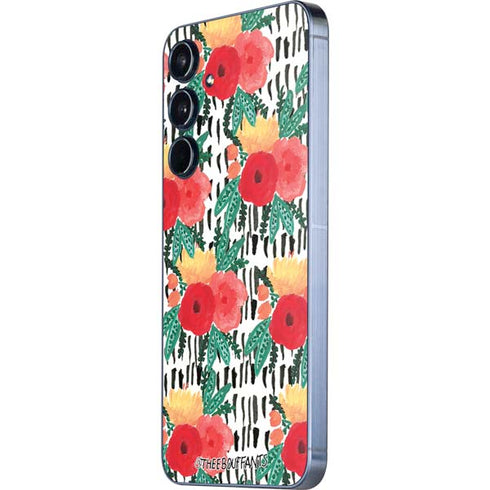Bouffants and Broken Hearts Bouquets Print 3 Galaxy A55 5G Skin