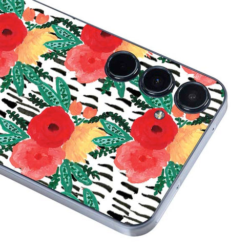Bouffants and Broken Hearts Bouquets Print 3 Galaxy A55 5G Skin
