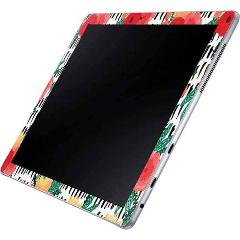 Bouffants and Broken Hearts Bouquets Print 3 Galaxy Book 12in Skin