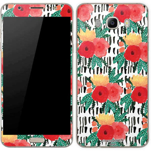 Bouffants and Broken Hearts Bouquets Print 3 Galaxy J7 Skin