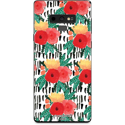 Bouffants and Broken Hearts Bouquets Print 3 Galaxy Note 9 Skin