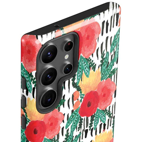 Bouffants and Broken Hearts Bouquets Print 3 Galaxy S23 Ultra Pro Case