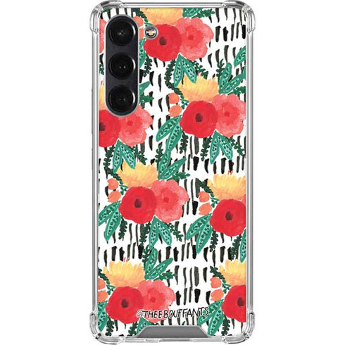 Bouffants and Broken Hearts Bouquets Print 3 Galaxy S24 FE Clear Case