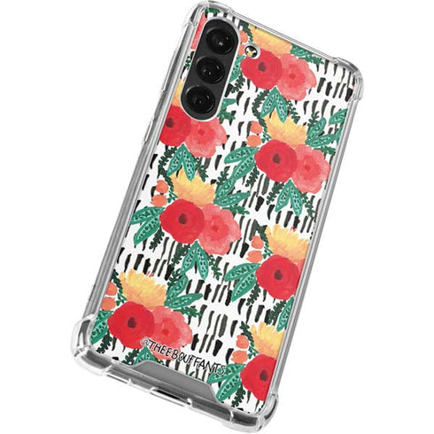 Bouffants and Broken Hearts Bouquets Print 3 Galaxy S24 FE Clear Case