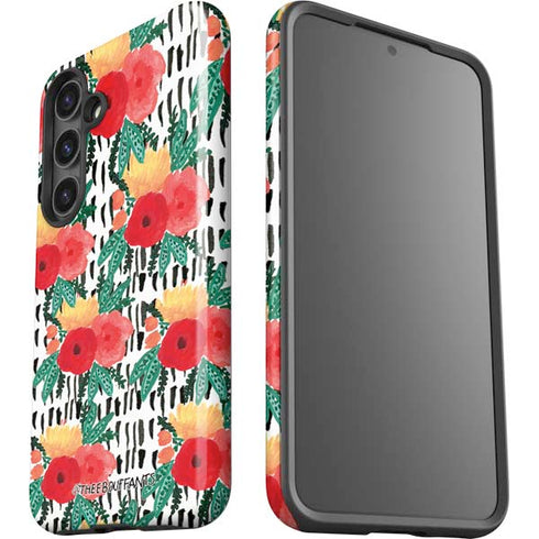 Bouffants and Broken Hearts Bouquets Print 3 Galaxy S25 Impact Case