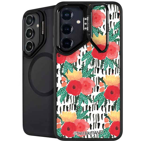 Bouffants and Broken Hearts Bouquets Print 3 Galaxy S25 Plus Kickstand Case