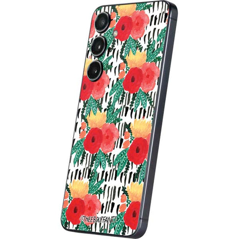 Bouffants and Broken Hearts Bouquets Print 3 Galaxy S25 Plus Skin