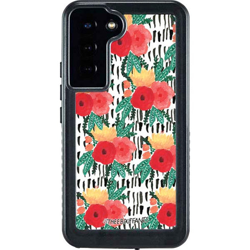 Bouffants and Broken Hearts Bouquets Print 3 Galaxy S24 Plus Waterproof Case
