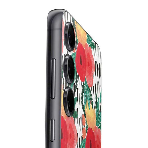 Bouffants and Broken Hearts Bouquets Print 3 Galaxy S25 Skin