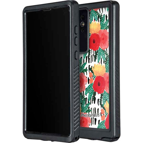 Bouffants and Broken Hearts Bouquets Print 3 Galaxy S24 Ultra Waterproof Case